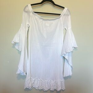 PILYQ 100% Cotton White Beach Cover up